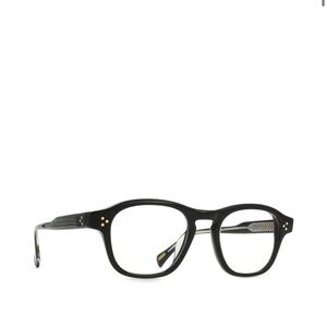RAEN Black Glasses with Gold Accents